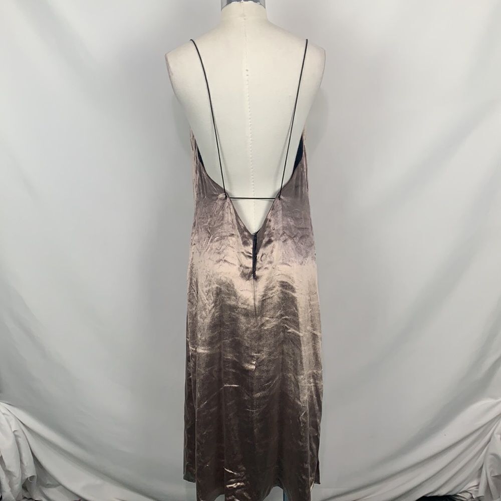 Rag and Bone NWT champagne velvet slip dress - Picture 6 of 11